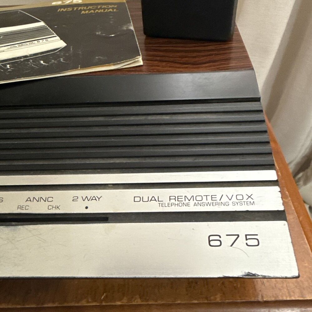 VINTAGE RECORD A CALL MODEL 675 Great‎ Condition Remote Key & Instruction Manual - Picture 2 of 12
